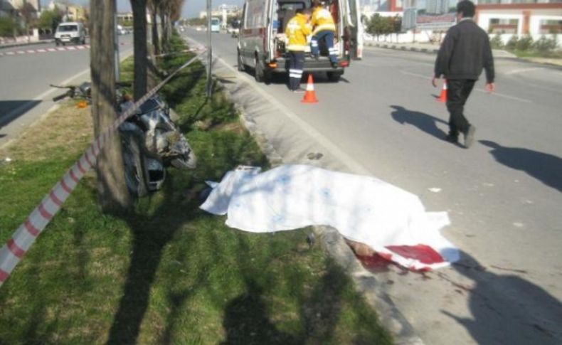 Motosiklet kazasında kasksız öldü, kask takılı yaralı kurtuldu