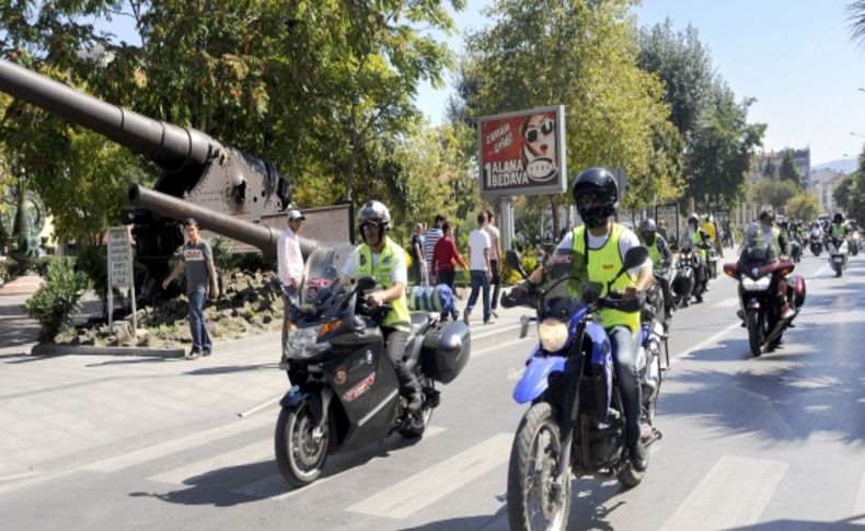 Motosikletçiler organ bağışı için yola devam ediyor