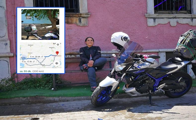 Motosikletiyle İzmir'den Mardin'e karne hediyesi