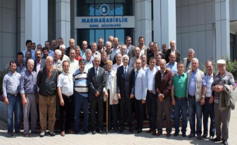 Mudanyalı zeytin üreticilerinden Başköy tesislerine ziyaret
