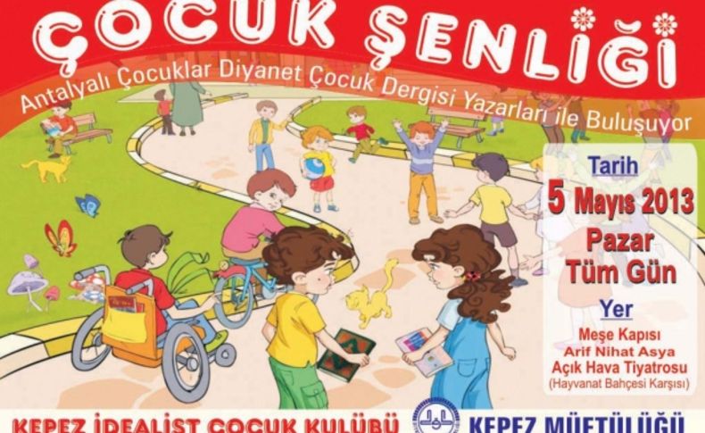 Müftülük, Antalyalı çocuklar için şenlik düzenliyor