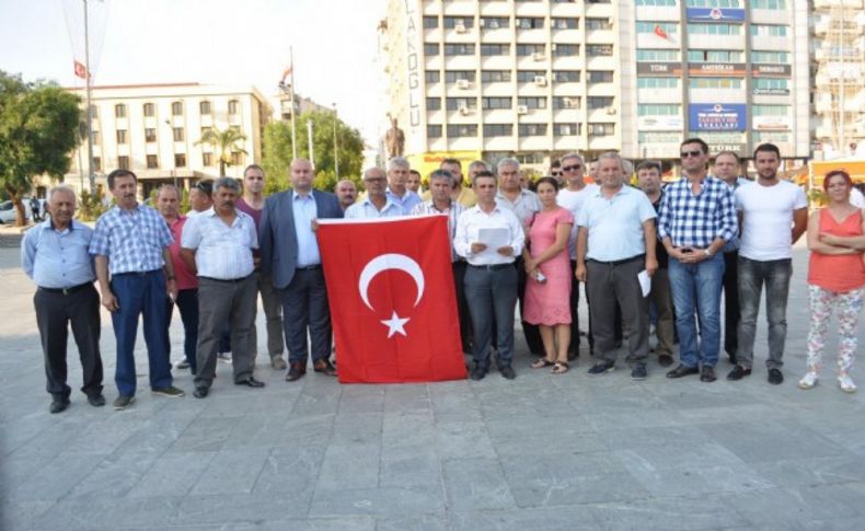 İzmir'de muhtarlar terörü kınadı