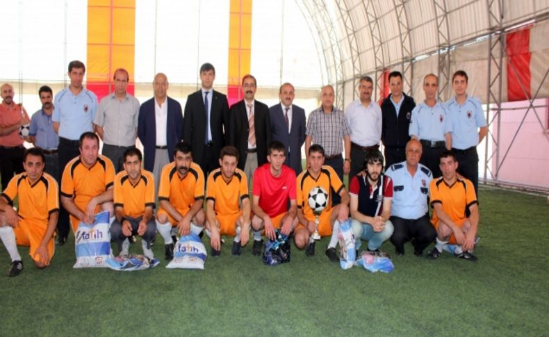 Muş E Tipi Kapalı Ceza İnfaz Kurumu'nda futbol turnuvası