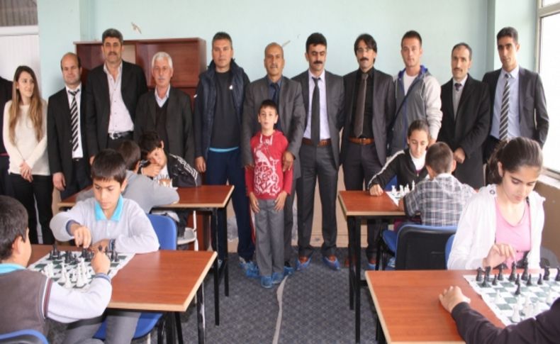 Muş Hasköy’de satranç turnuvası düzenlendi