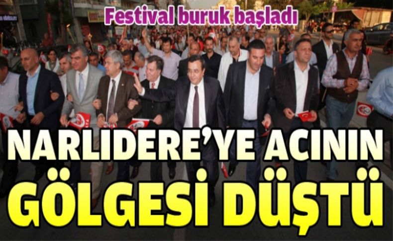 Narlıdere’de Festivale Buruk başlangıç