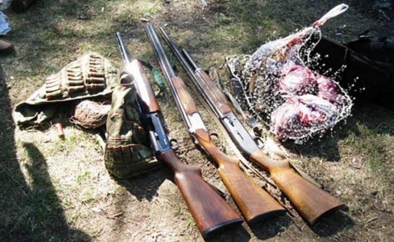Nesli tükenen karacaları avlayan 4 avcıya 7 bin lira ceza