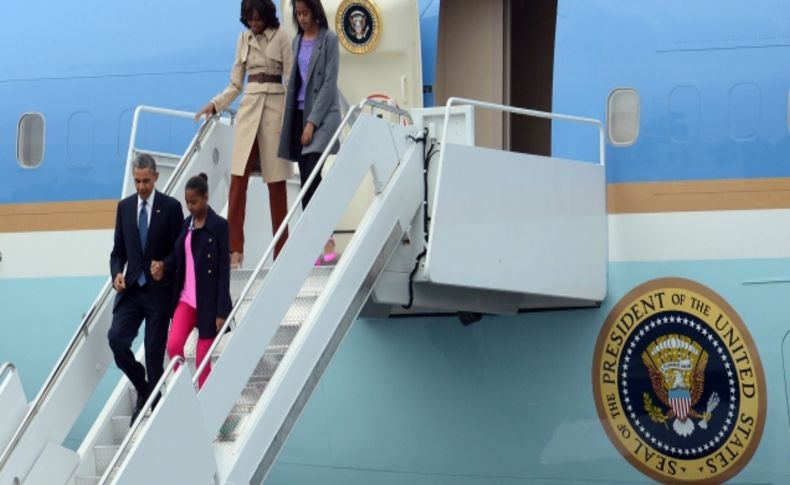 Obama, zirveye ailesiyle geldi