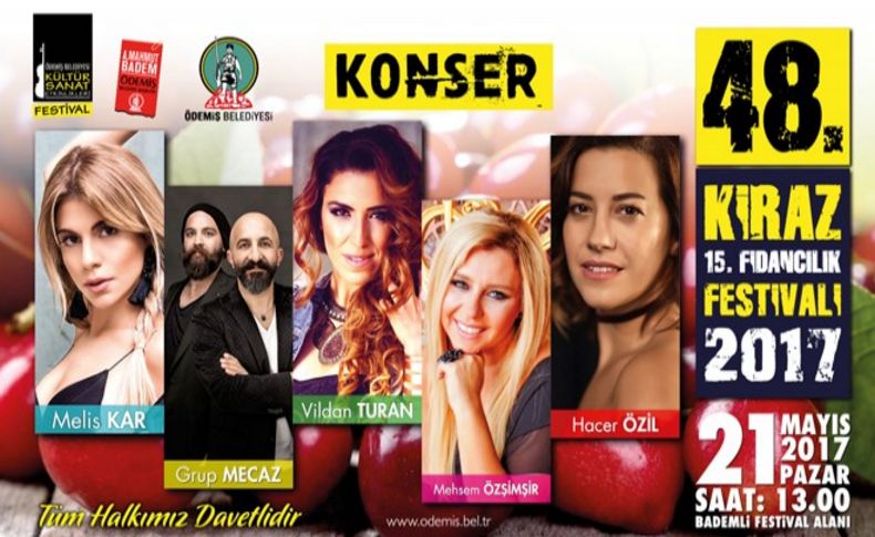 Ödemiş Kiraz Festivali'ne hazır