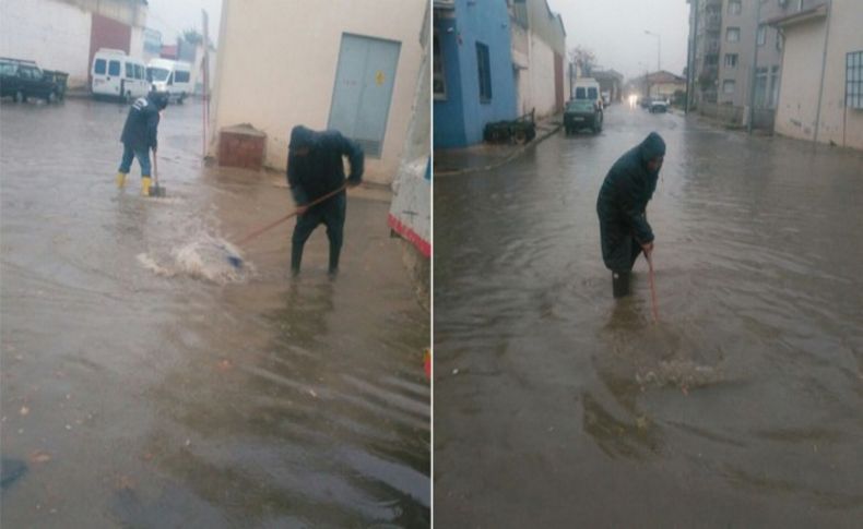 Ödemiş'te belediye ekipleri teyakkuza geçti