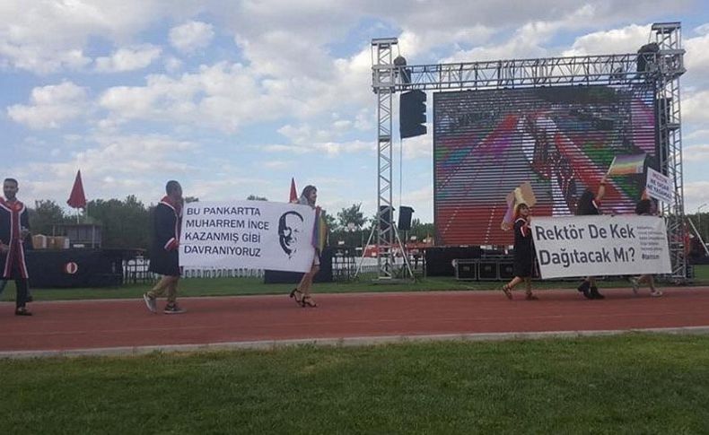 ODTÜ törenine soruşturma: Üç gözaltı