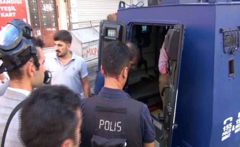 Okmeydanı’ndaki olaylarda bir polis yaralandı