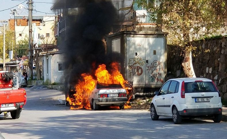 Otomobilde çıkan yangının sebebi belli oldu