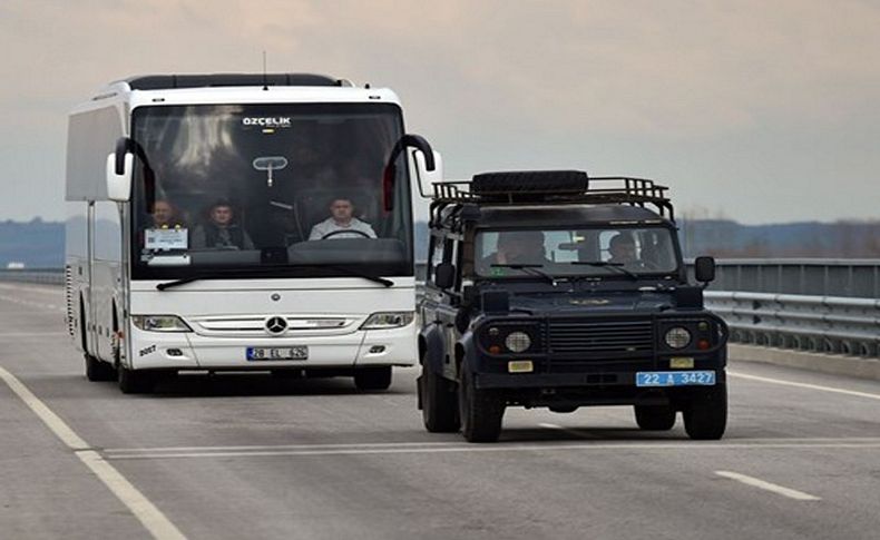 Özel Harekat polislerinin Edirne'ye sevki başladı