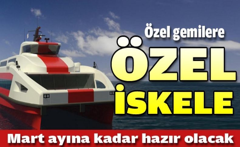 Özel gemilere özel iskele