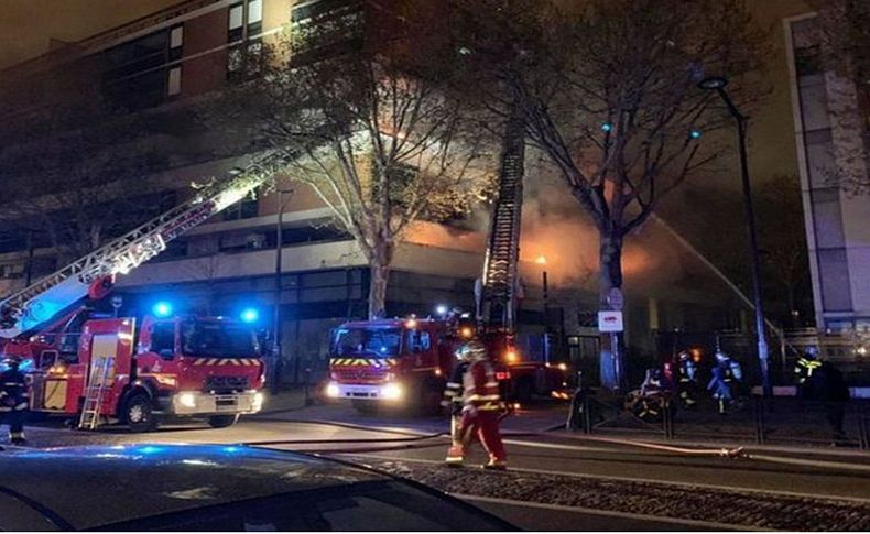 Paris’te bir binada korkutan patlama
