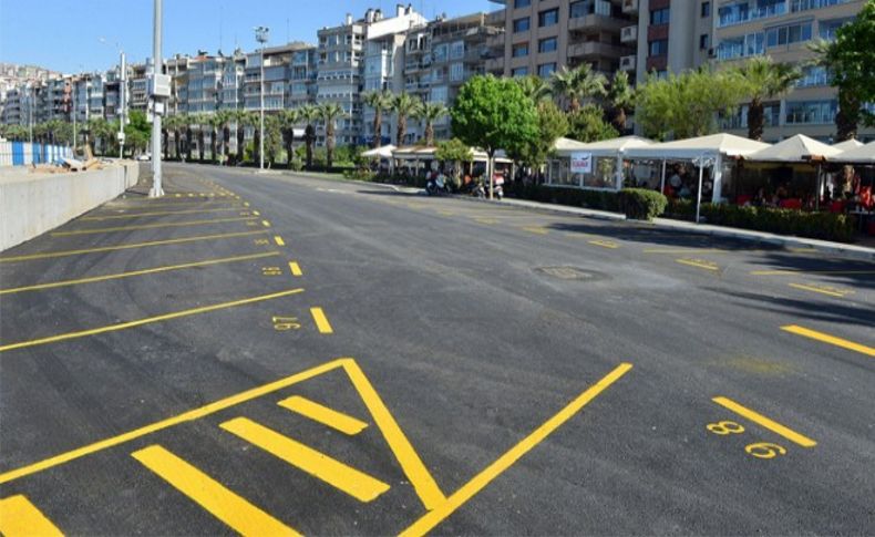 Göztepe'deki 'O' otoparkı yeniden hizmete girdi