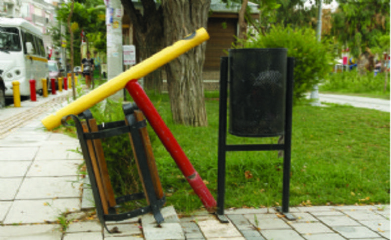 Efsane park vandal kurbanı