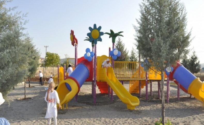 Pazarcık'ta engellilere engelsiz park