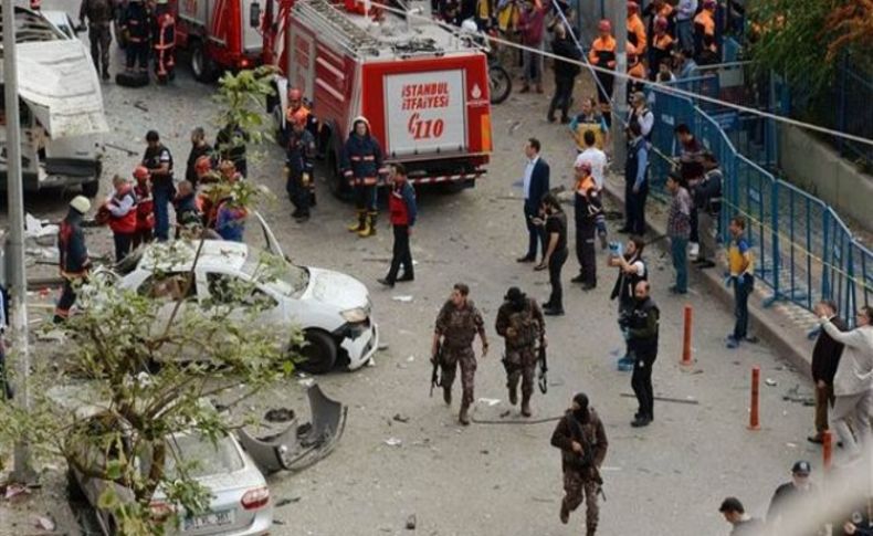 Polis merkezi yakınında şiddetli patlama