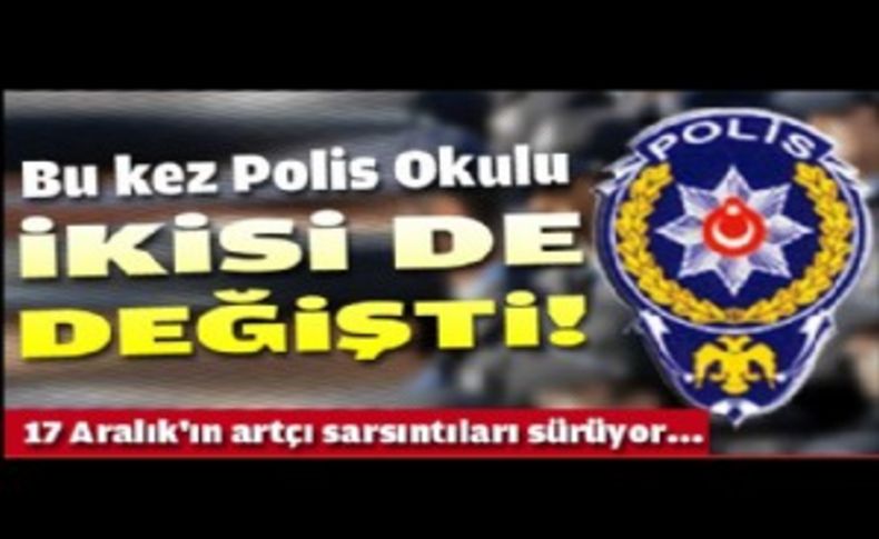 İzmir'de iki polis okulunun müdürü değişti