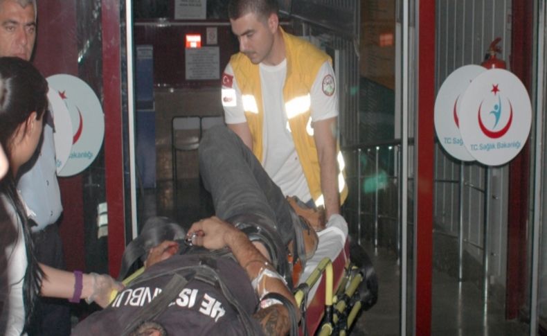 Polisten kaçan otomobilden yaralı çıktı