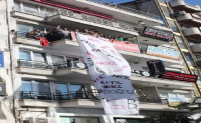 Alsancak’ta Erdoğan'a protesto