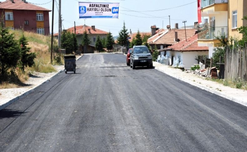 Pursaklar'da bir ayda 18 bin ton asfalt kullanıldı