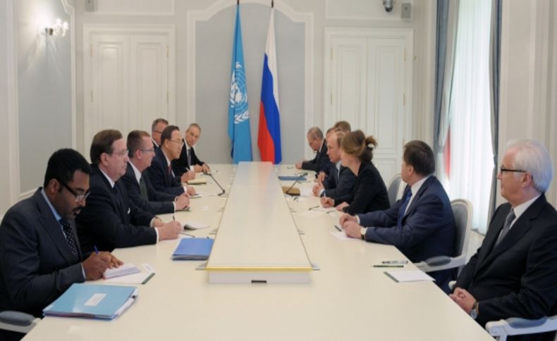 Putin, Ban’la görüştü; Suriye krizi uluslararası hukuka göre çözülmeli