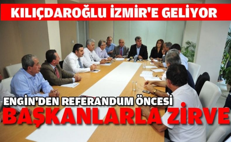 Referandum öncesi başkanlarla zirve