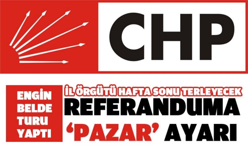 Referanduma 'pazar' ayarı