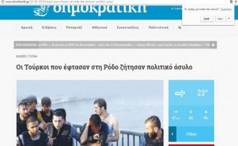 Rodos’a sığınmak isteyen FETÖ’cüler tutuklandı