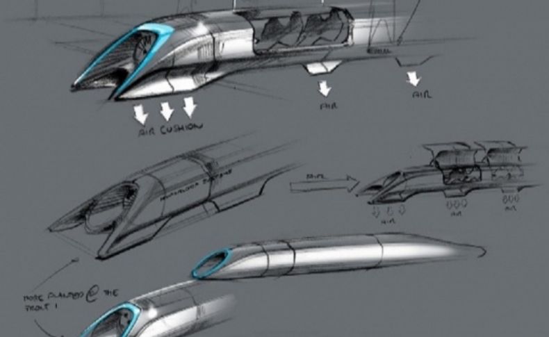Saatte 1126 km hızla ulaşım projesi: ‘Hyperloop’