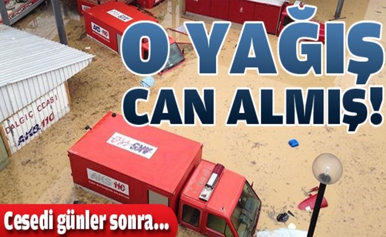 Sağanak yağış can almış