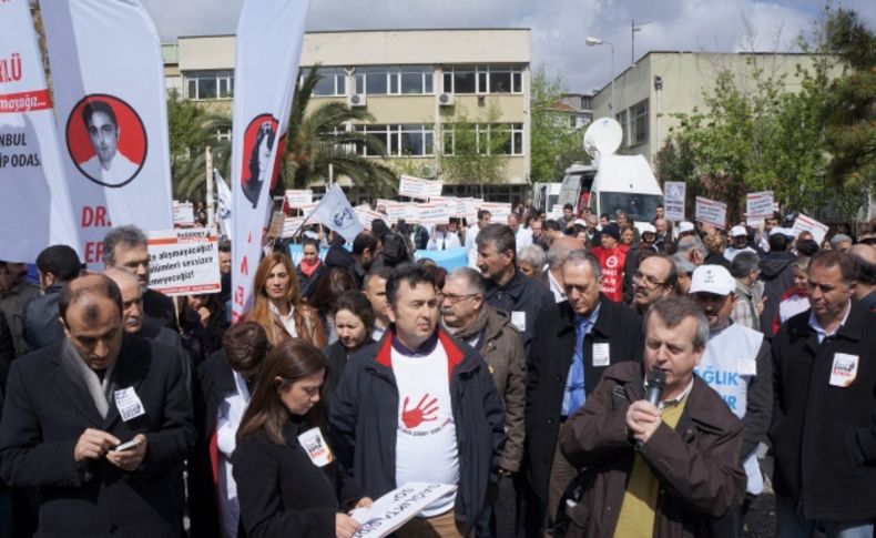 Sağlık çalışanları ‘şiddette karşı’ yürüyor