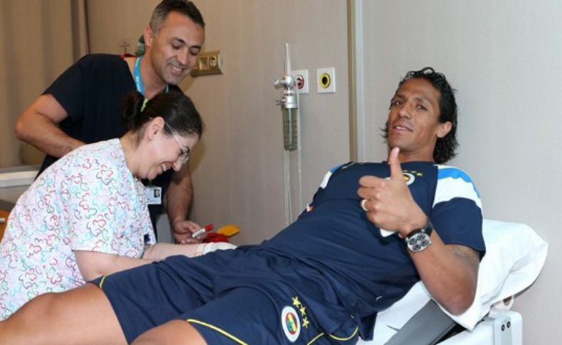 Sağlık taramasından geçen Bruno Alves kulüp binasına geçti