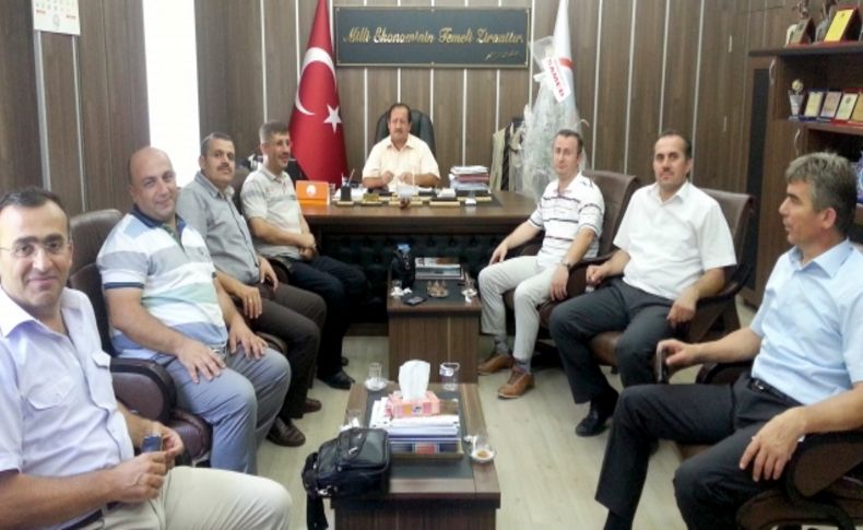 SAMED yönetiminden Gıda, Tarım ve Hayvancılık İl Müdürü Güven'e ziyaret