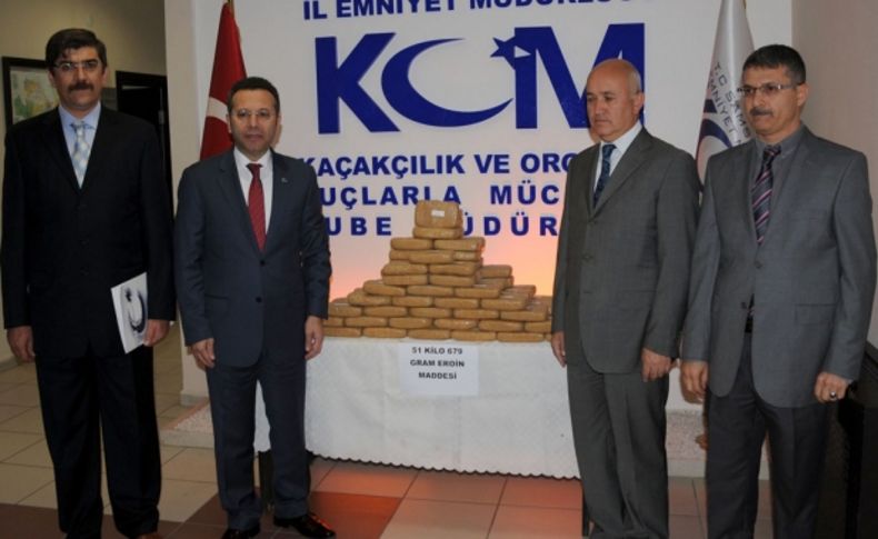 Samsun'da 51 kilo 679 gram eroin ele geçirildi