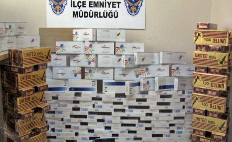 Sapanca'da 2 bin paket gümrük kaçağı sigara ele geçirildi