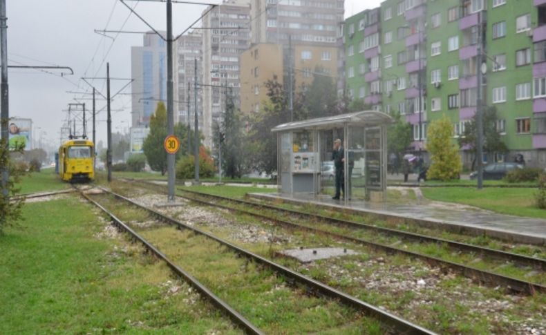 Saraybosna'da tramvay ve troleybüsün elektriği kesildi