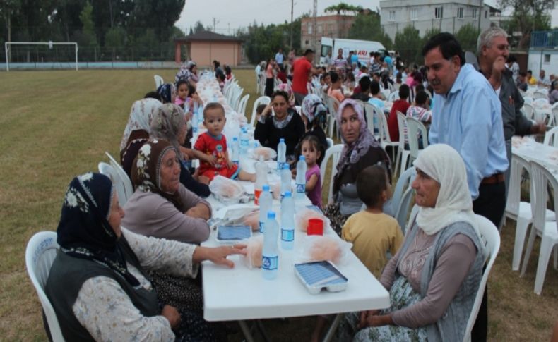 Sarıçam Belediyesi iftar programlarına Baklalı'dan başladı