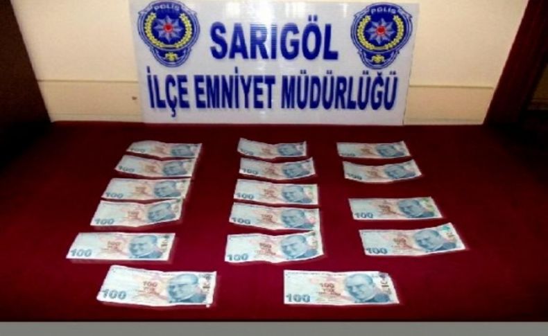 Sarıgöl’de sahte para operasyonu