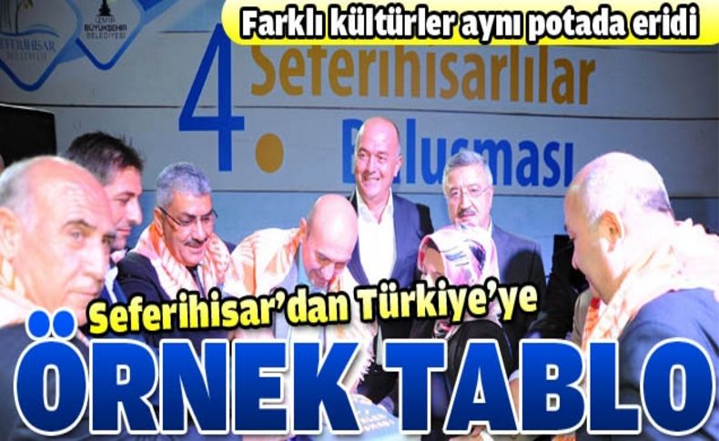 Seferihisar'dan Türkiye'ye örnek tablo