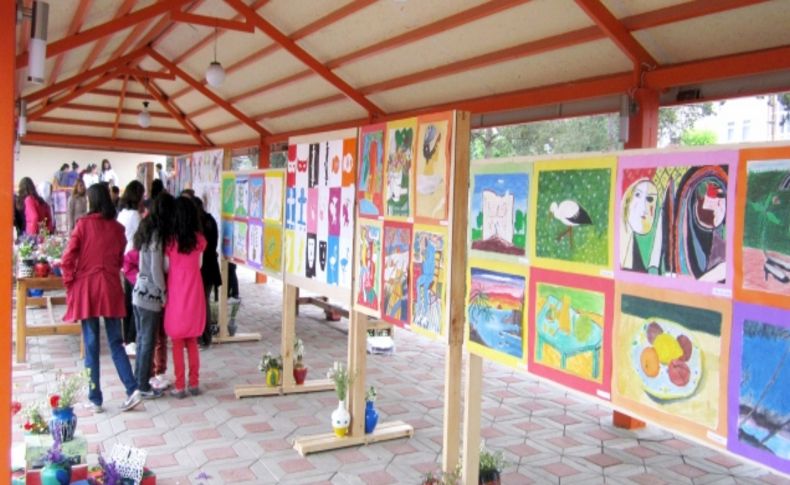 Şehit Ali Şen Korkut Ortaöğretim'den resim sergisi ve kermes