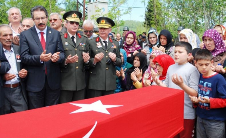 Şehit Piyade Uzman Onbaşı Günbey, memleketi Ordu'da toprağa verildi