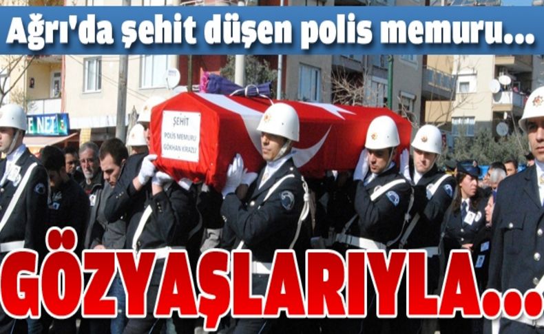 Şehit polis son yolculuğuna uğurlandı