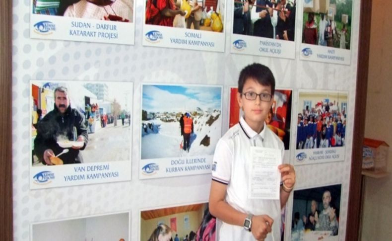 Selam filminden etkilenen 11 yaşındaki Semih, Pakistan’a su kuyusu açtıracak
