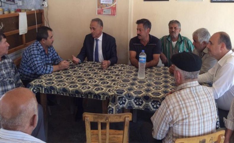 Başkan Badem sel mağdurlarını ziyaret etti