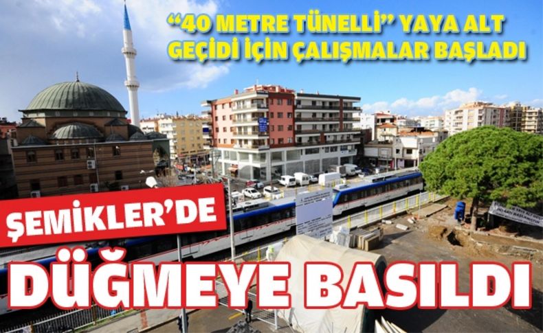 Şemikler’de alt geçit için çalışmalara başlandı