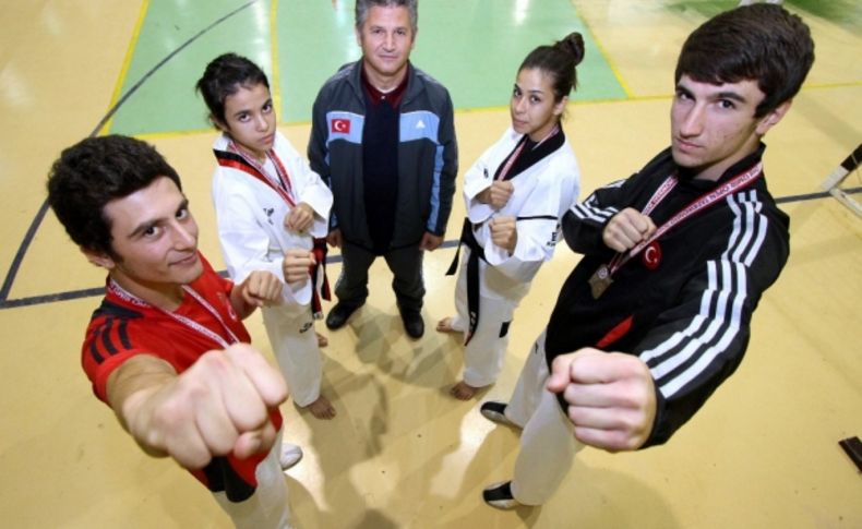 Sevdaları taekwondo, hedefleri olimpiyat