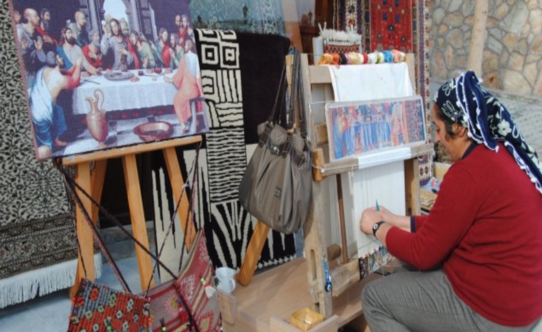 Sideli halıcı, Çin'le mücadele için halı dokuma atölyesi kurdu